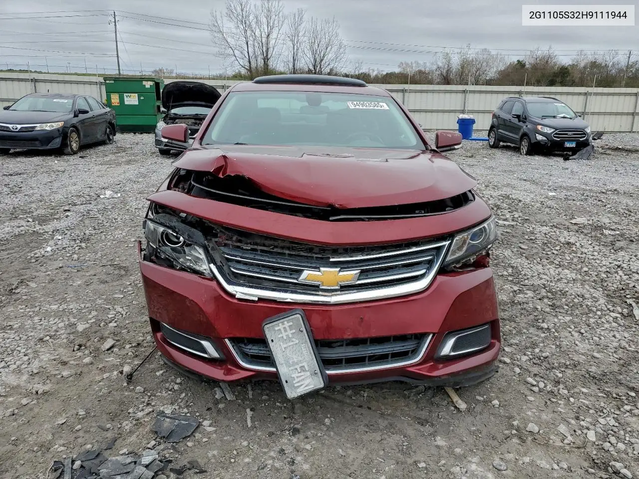 2G1105S32H9111944 2017 Chevrolet Impala Lt