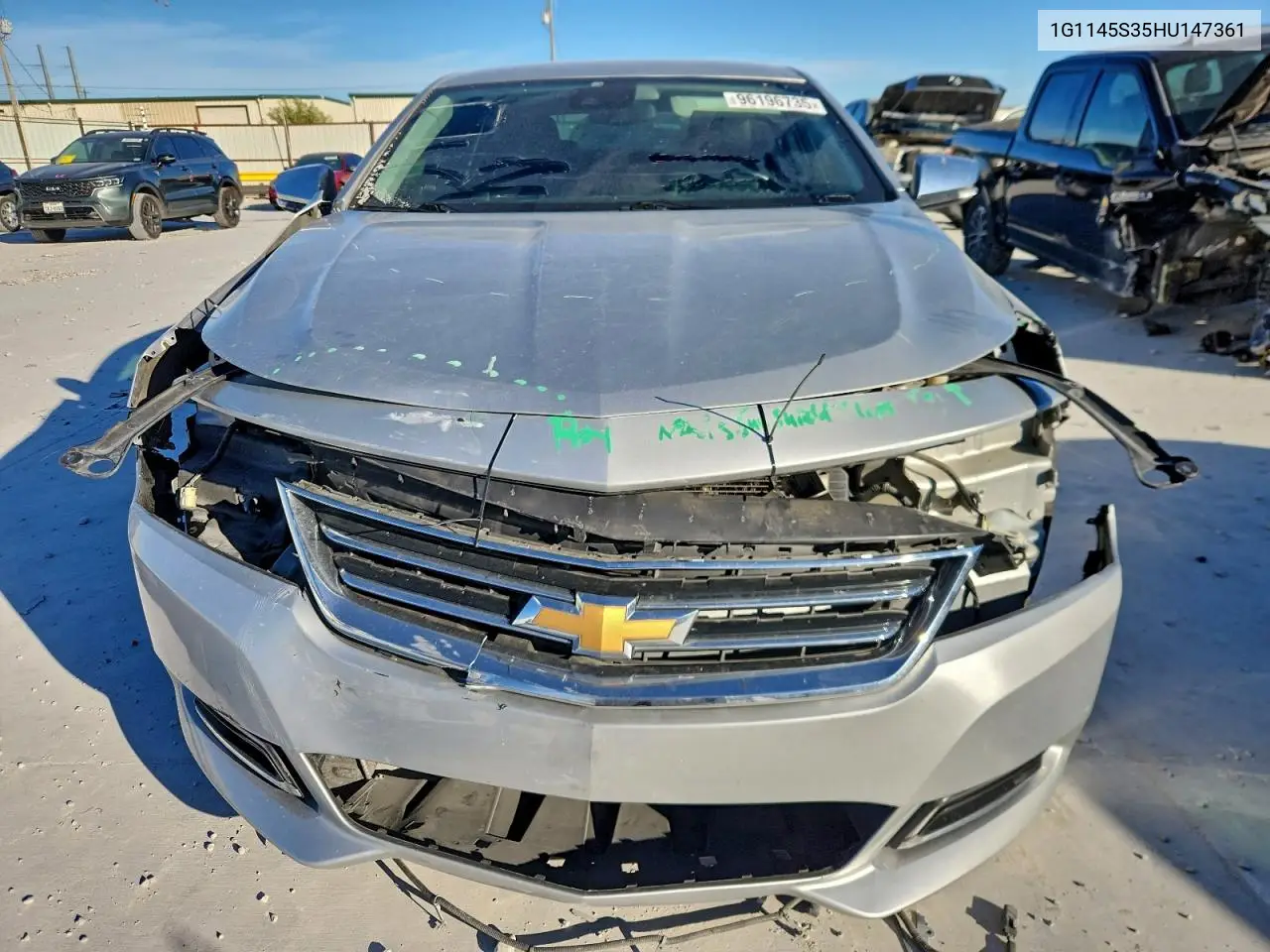 1G1145S35HU147361 2017 Chevrolet Impala Premier