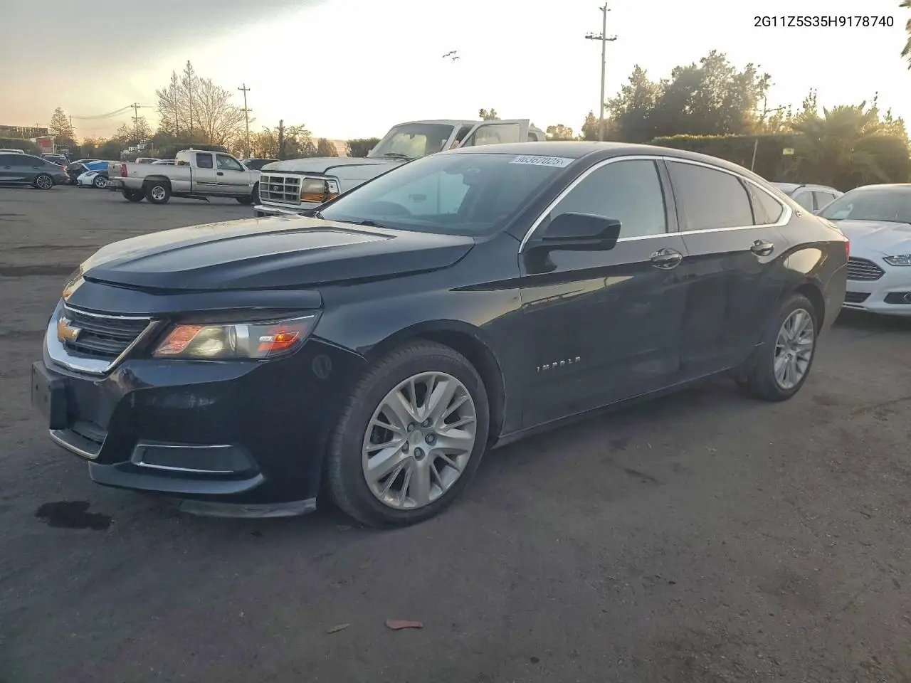 2G11Z5S35H9178740 2017 Chevrolet Impala Ls