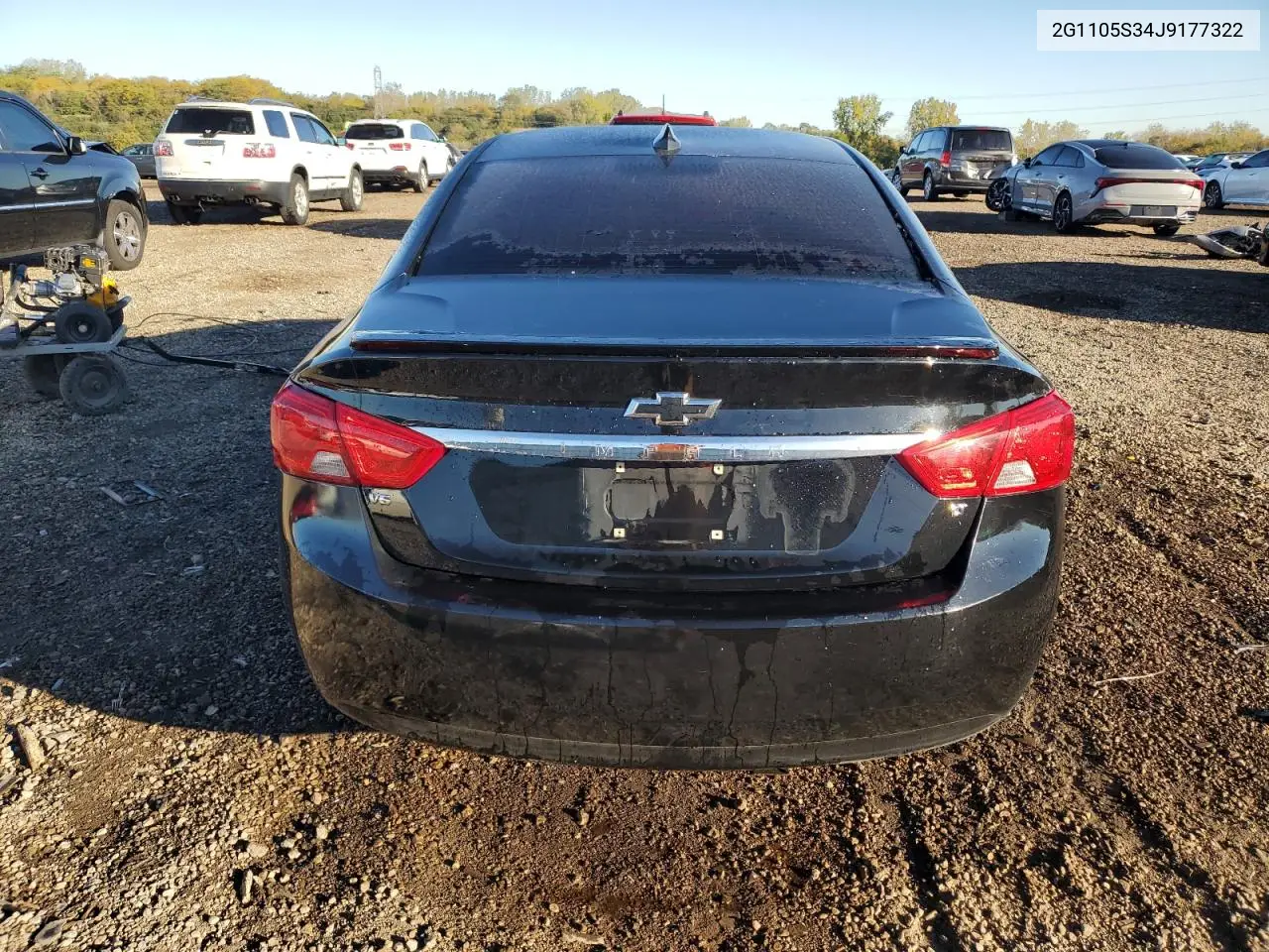2G1105S34J9177322 2018 Chevrolet Impala Lt