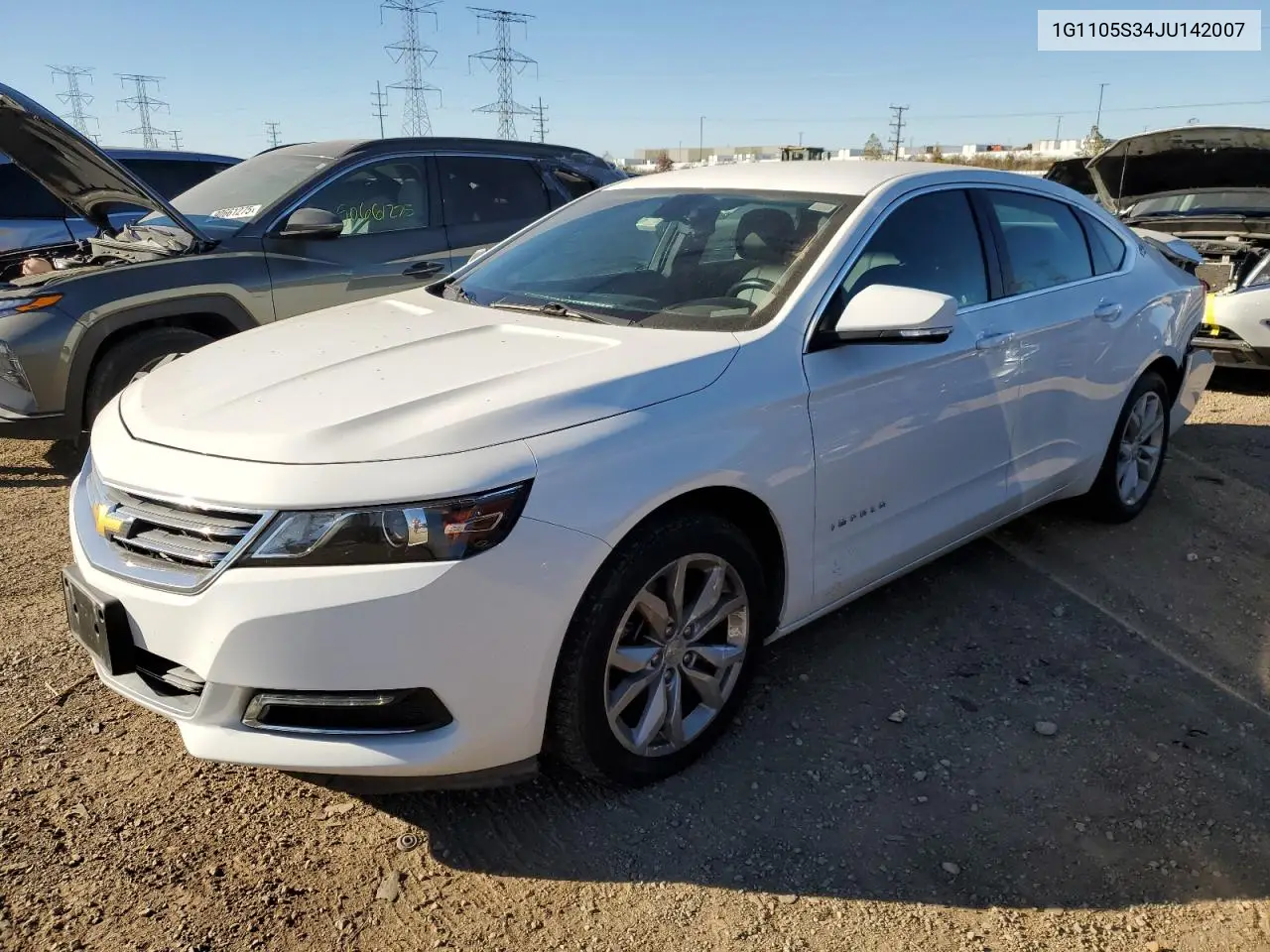 1G1105S34JU142007 2018 Chevrolet Impala Lt