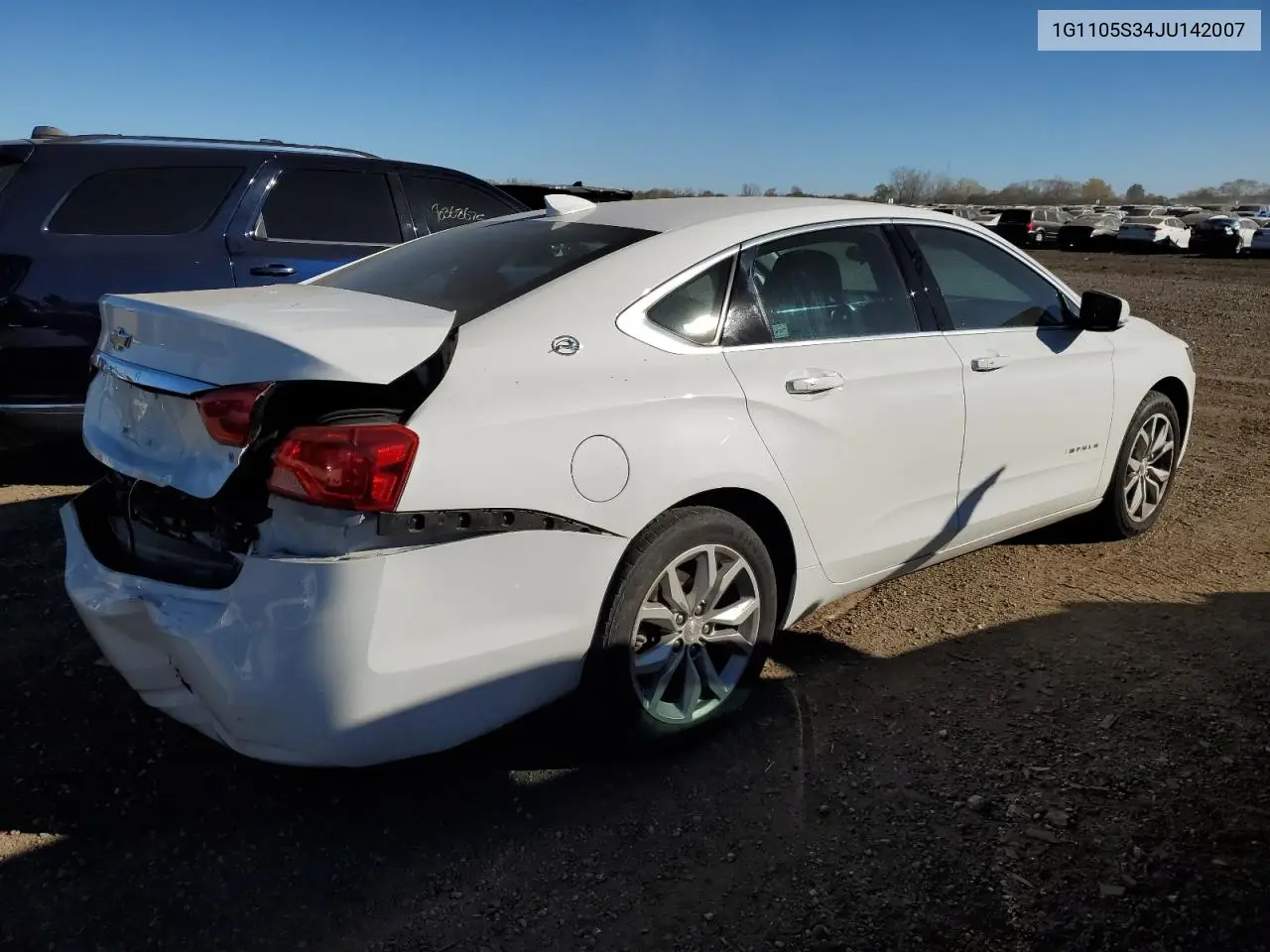 1G1105S34JU142007 2018 Chevrolet Impala Lt