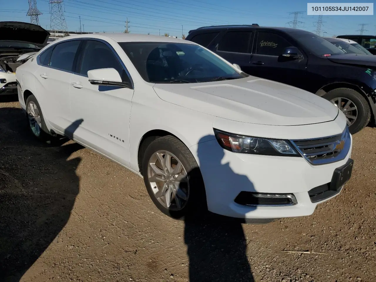 1G1105S34JU142007 2018 Chevrolet Impala Lt