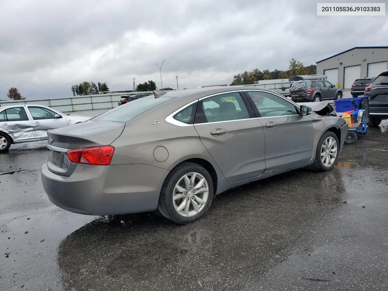 2G1105S36J9103383 2018 Chevrolet Impala Lt
