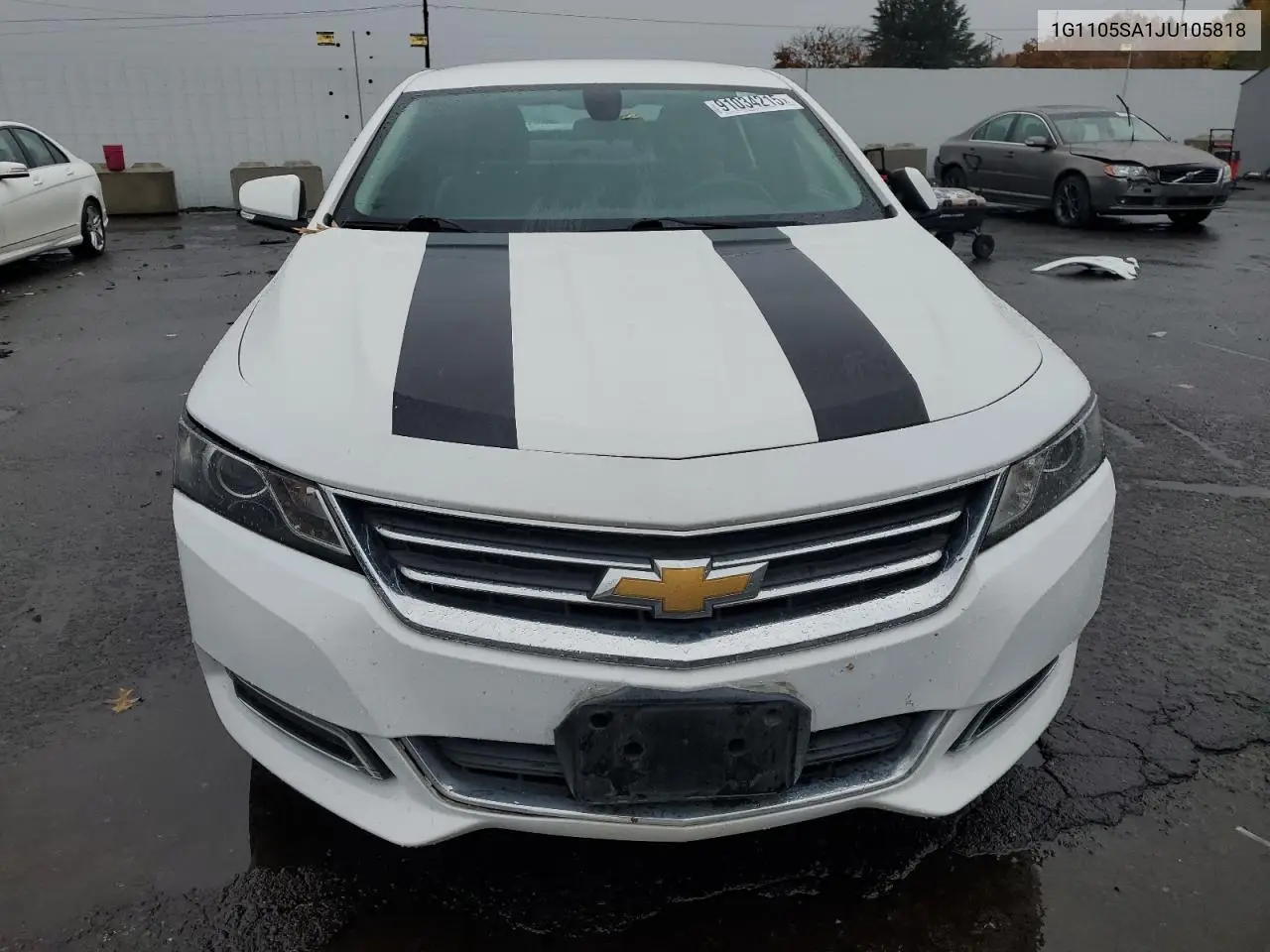 1G1105SA1JU105818 2018 Chevrolet Impala Lt