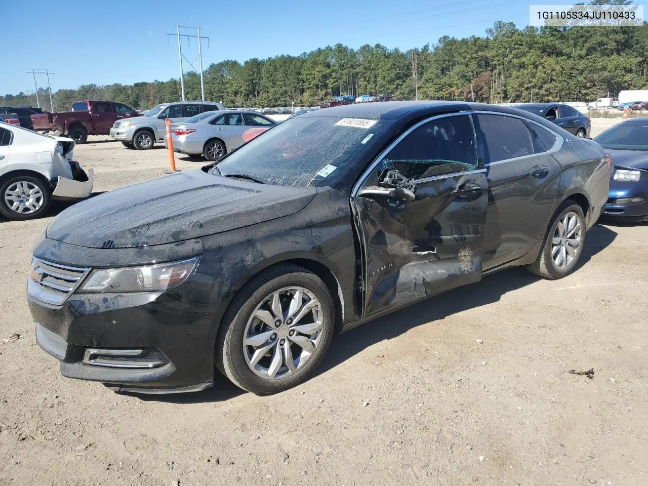 1G1105S34JU110433 2018 Chevrolet Impala Lt