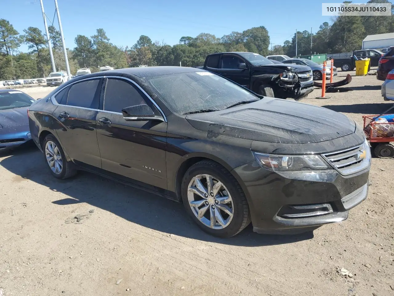 1G1105S34JU110433 2018 Chevrolet Impala Lt