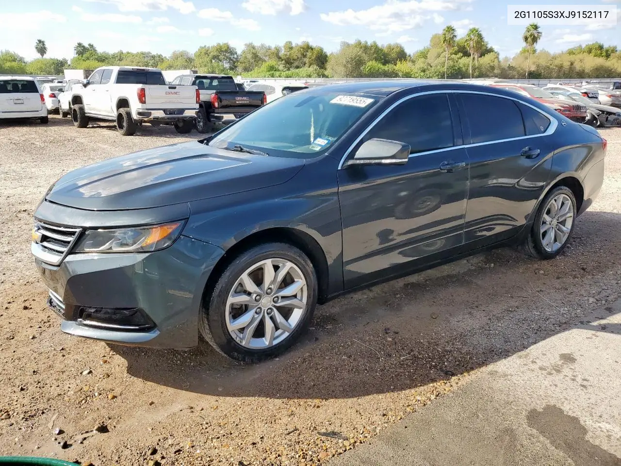 2G1105S3XJ9152117 2018 Chevrolet Impala Lt