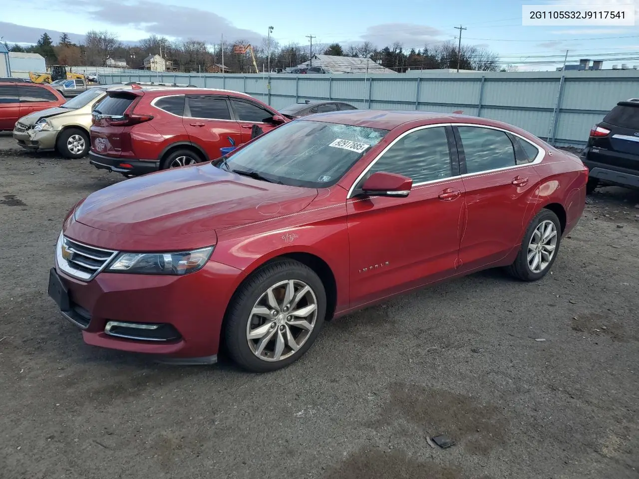 2G1105S32J9117541 2018 Chevrolet Impala Lt