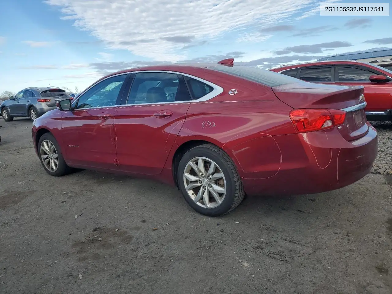 2G1105S32J9117541 2018 Chevrolet Impala Lt