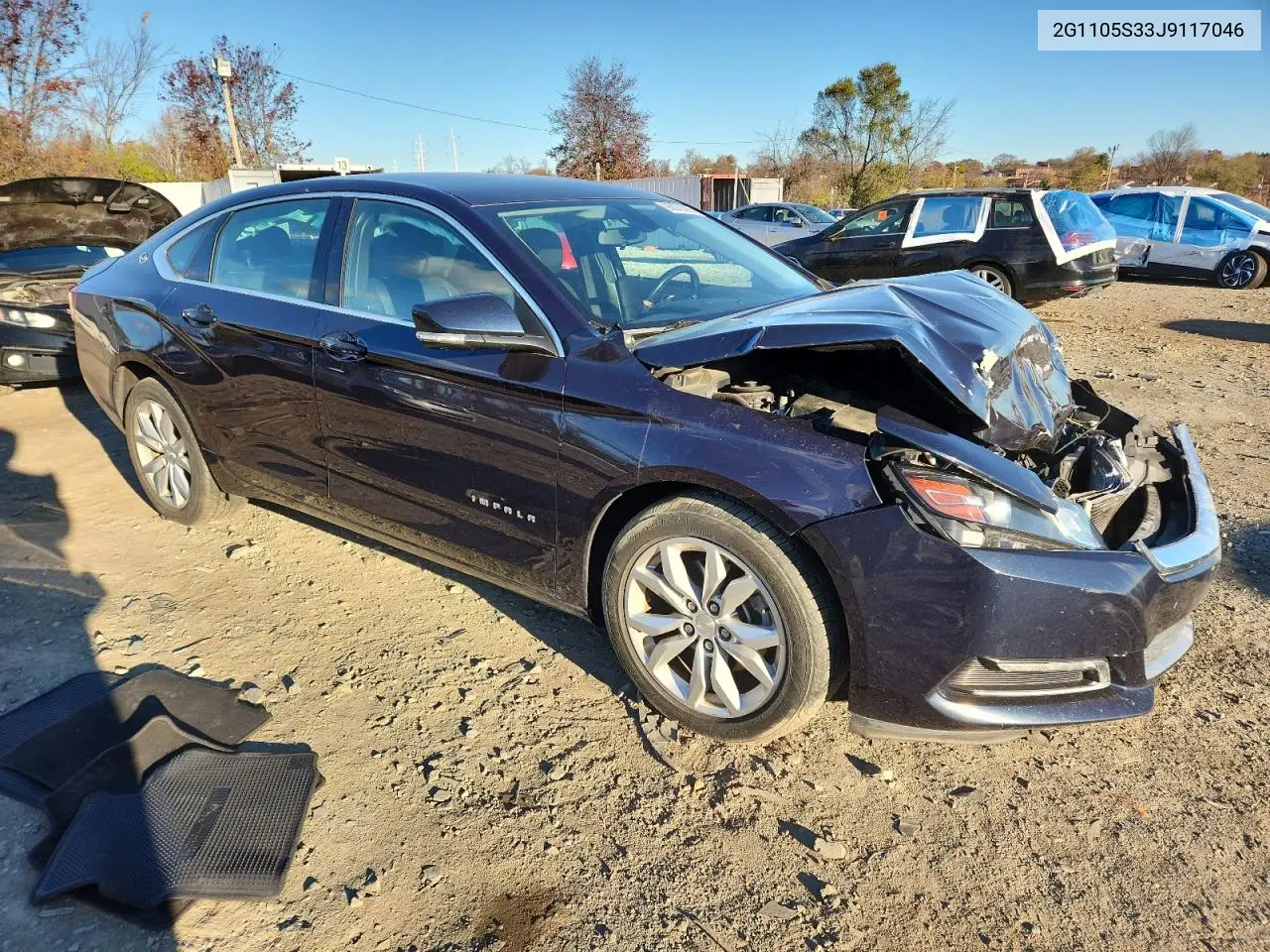 2G1105S33J9117046 2018 Chevrolet Impala Lt