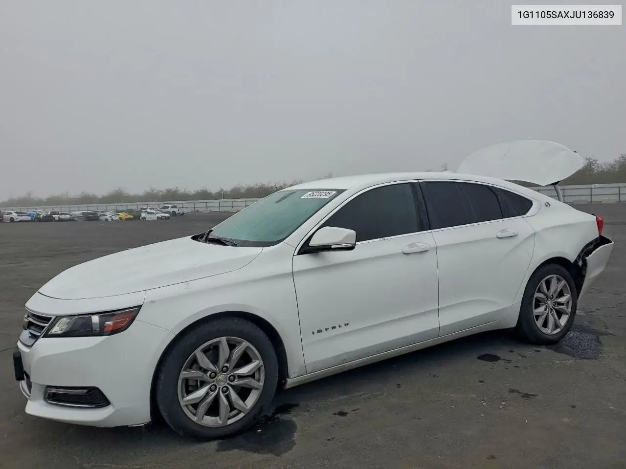 1G1105SAXJU136839 2018 Chevrolet Impala Lt