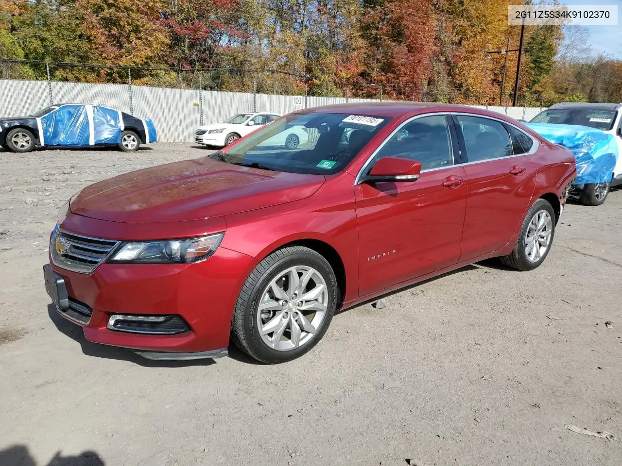 2G11Z5S34K9102370 2019 Chevrolet Impala Lt