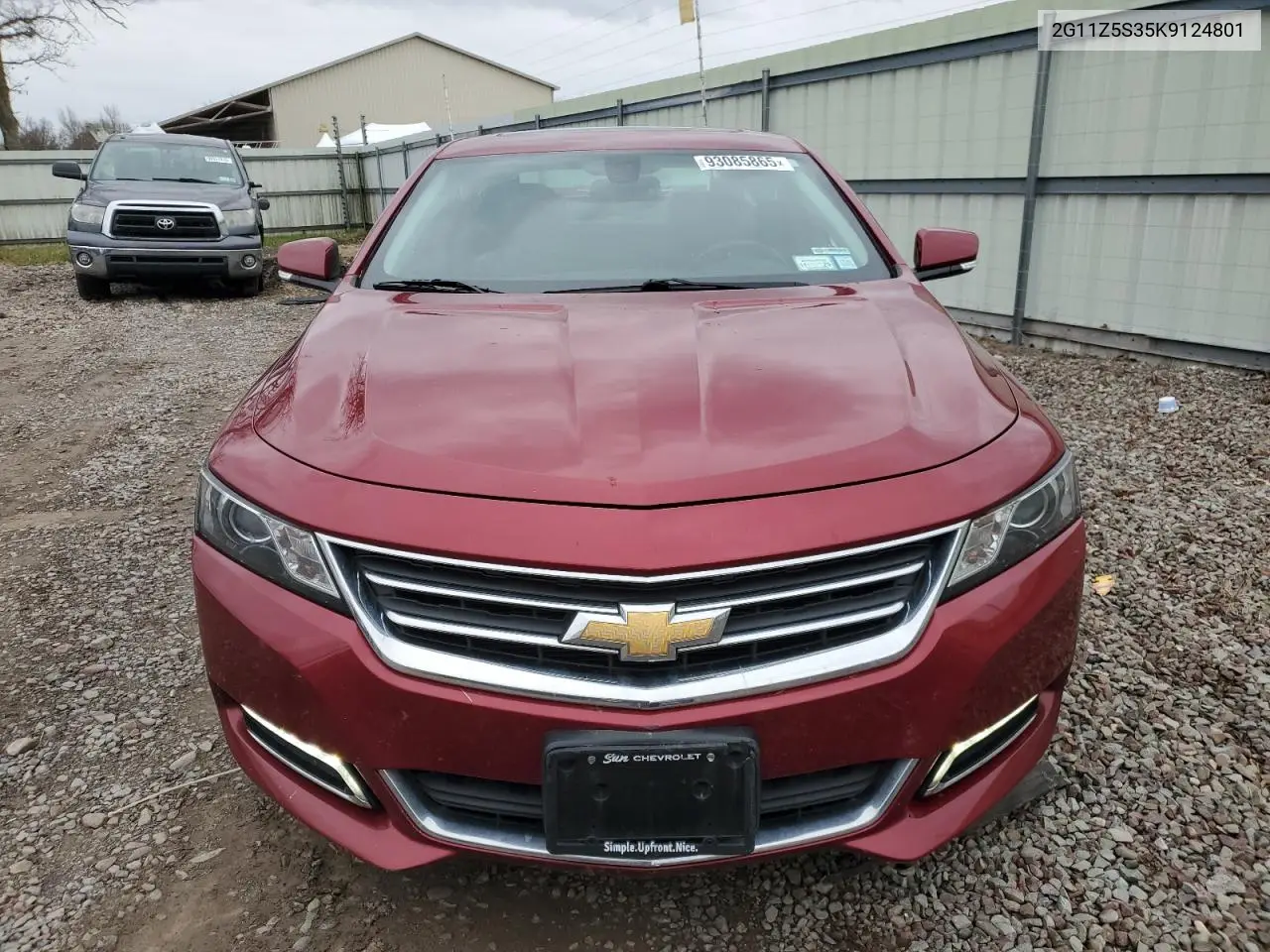 2G11Z5S35K9124801 2019 Chevrolet Impala Lt