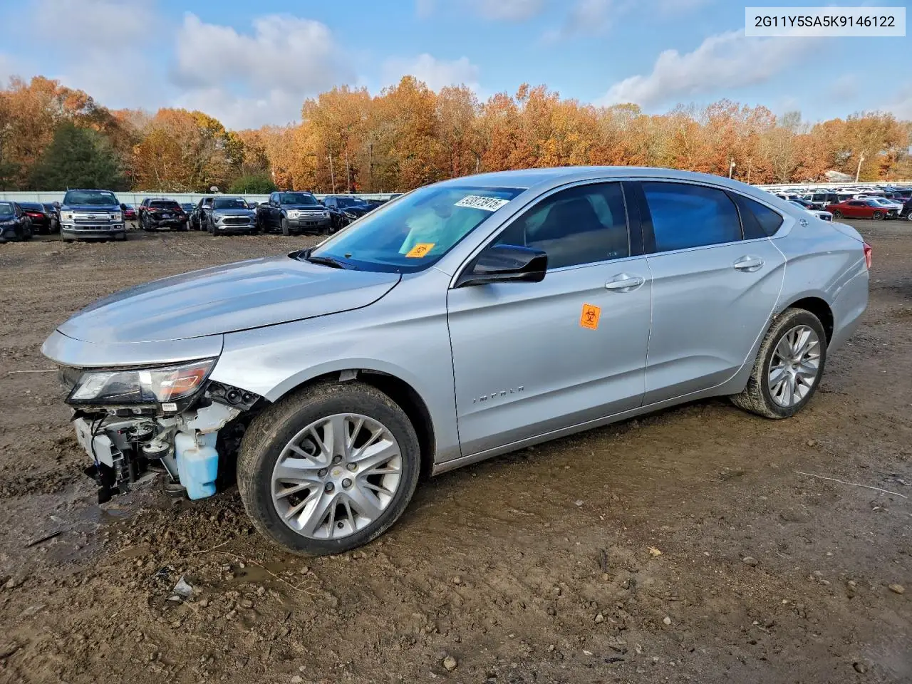 2G11Y5SA5K9146122 2019 Chevrolet Impala Ls