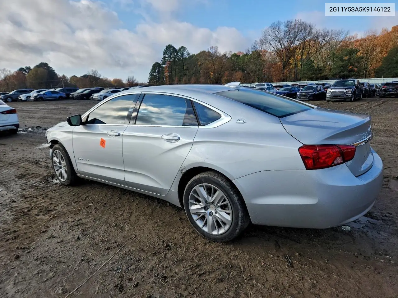2G11Y5SA5K9146122 2019 Chevrolet Impala Ls