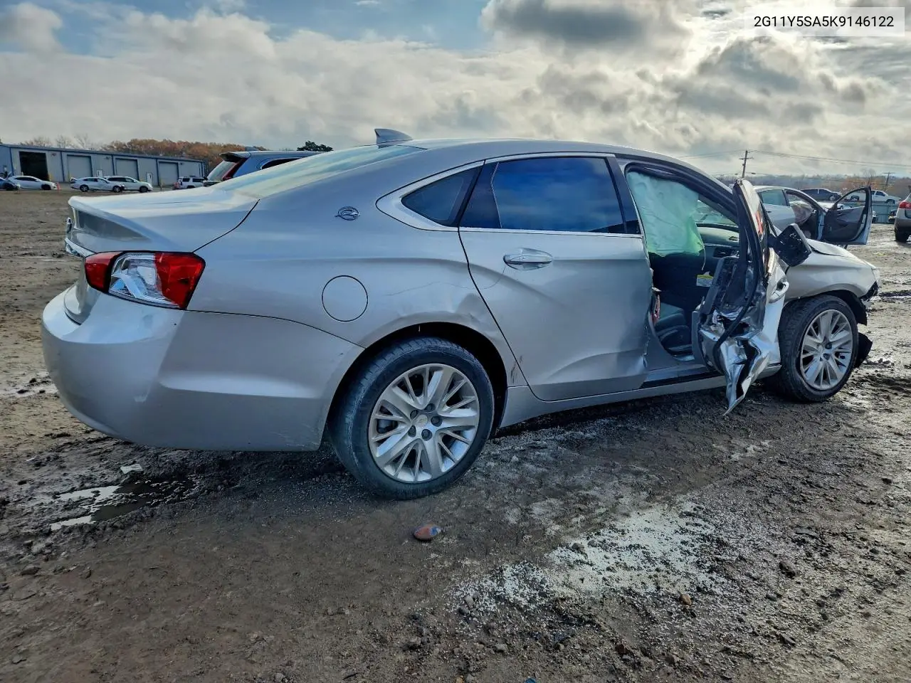 2G11Y5SA5K9146122 2019 Chevrolet Impala Ls