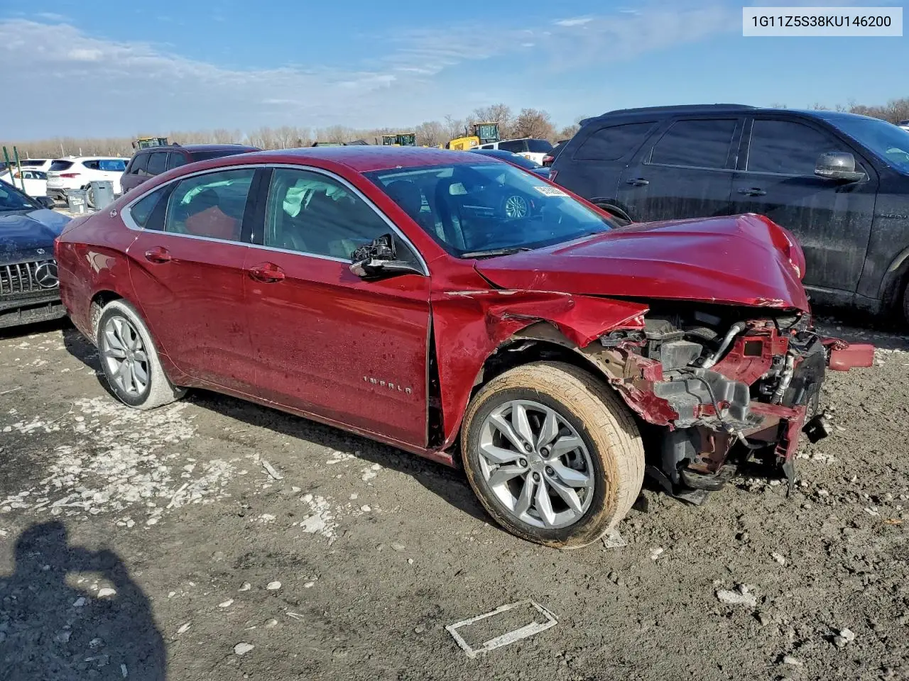 1G11Z5S38KU146200 2019 Chevrolet Impala Lt