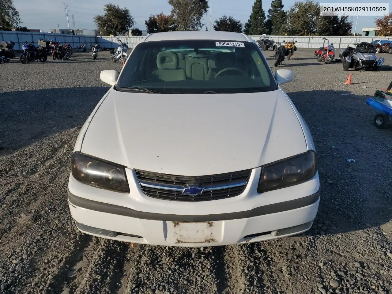 2G1WH55K029110509 2002 Chevrolet Impala Ls