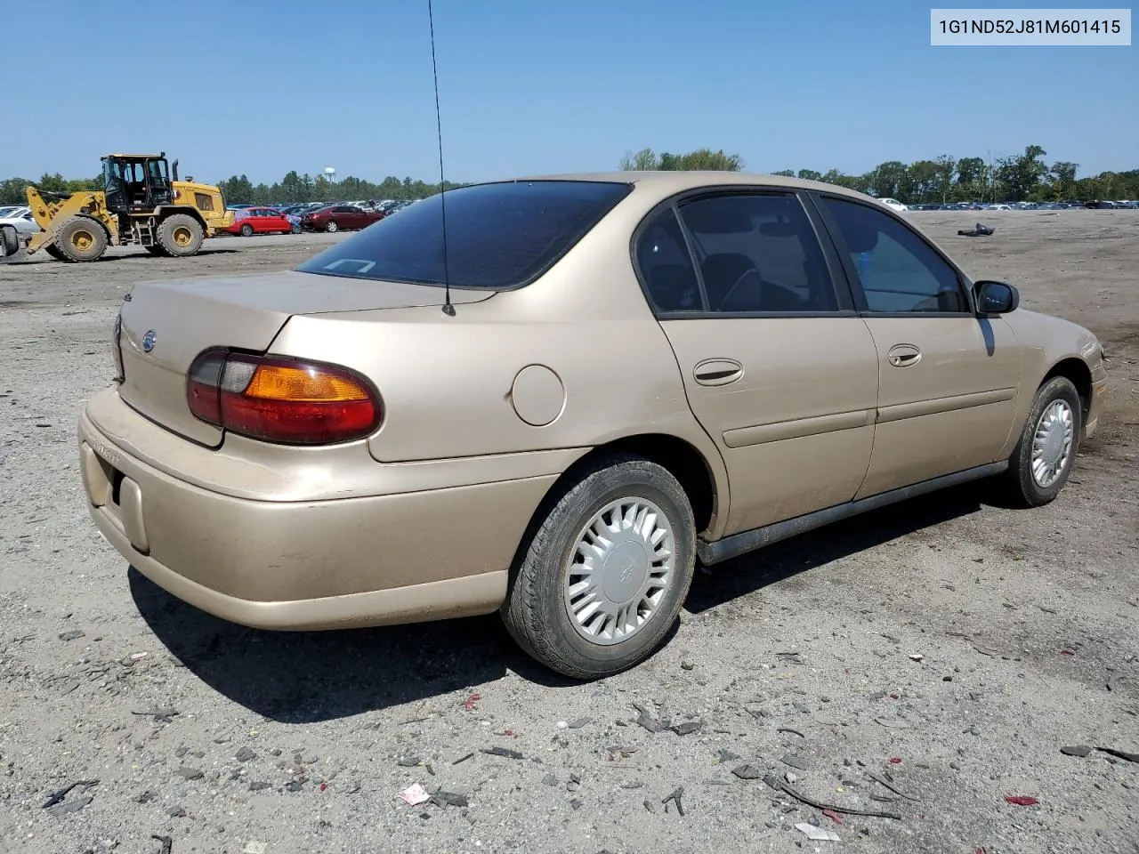 1G1ND52J81M601415 2001 Chevrolet Malibu