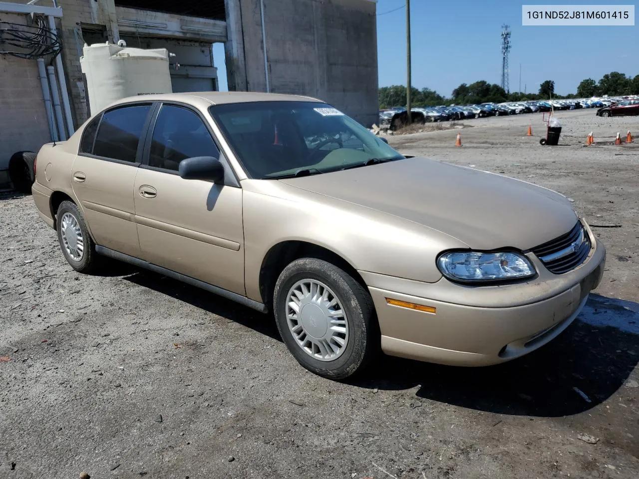 1G1ND52J81M601415 2001 Chevrolet Malibu