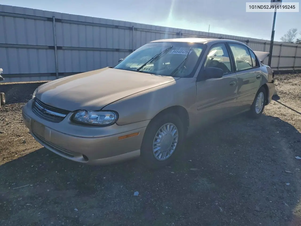 1G1ND52J916195245 2001 Chevrolet Malibu