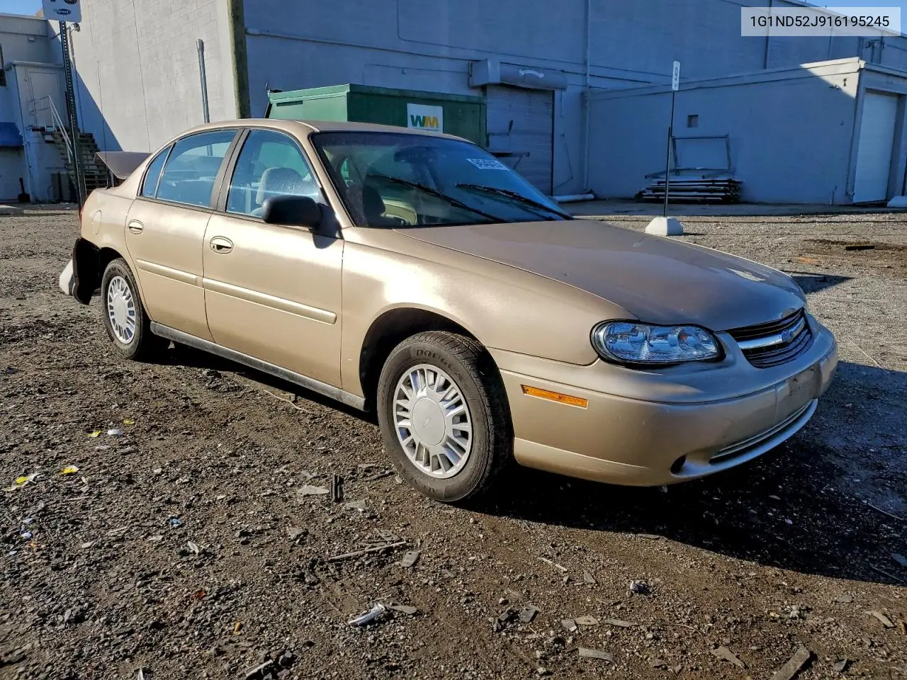 1G1ND52J916195245 2001 Chevrolet Malibu