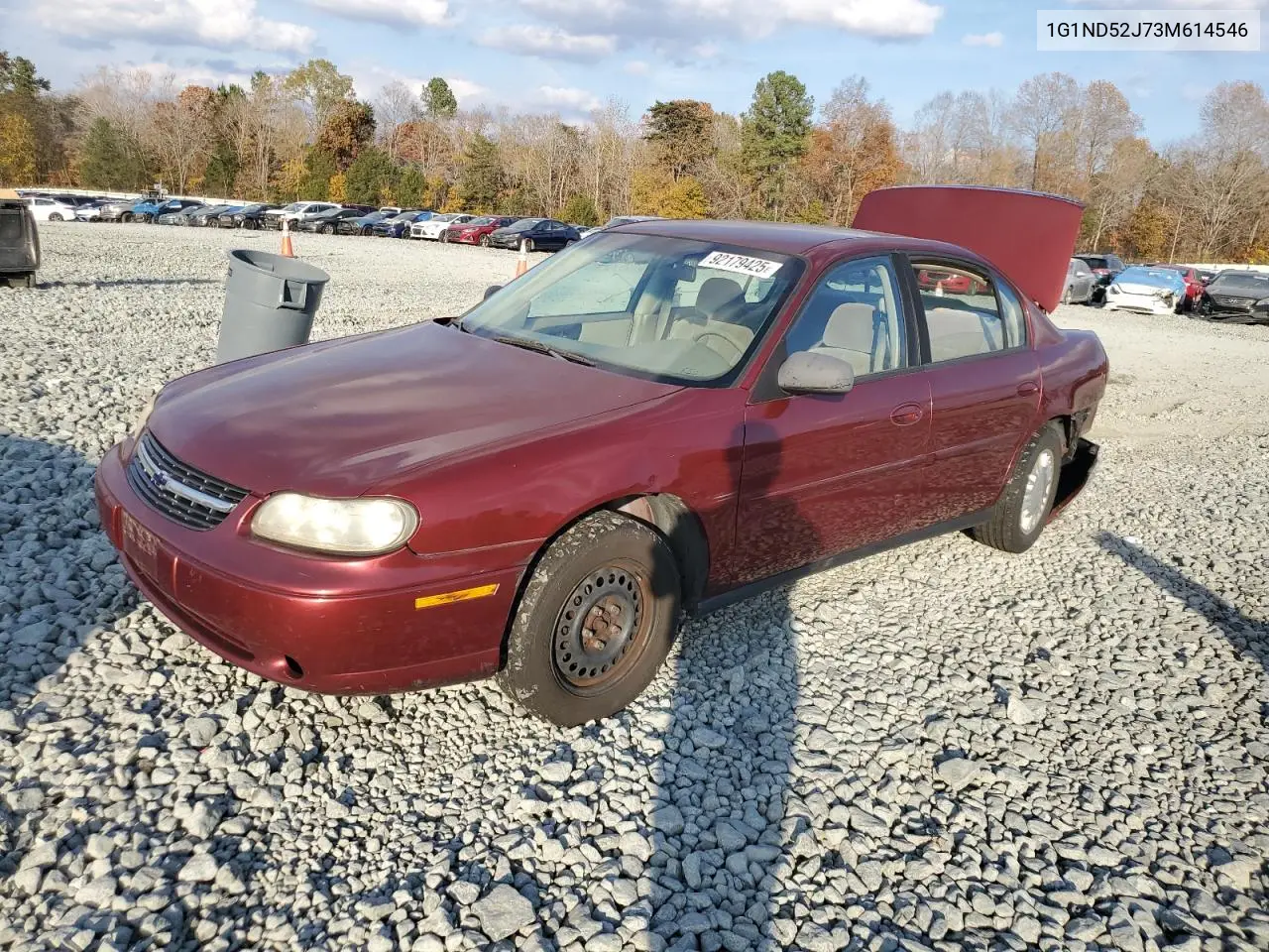 1G1ND52J73M614546 2003 Chevrolet Malibu