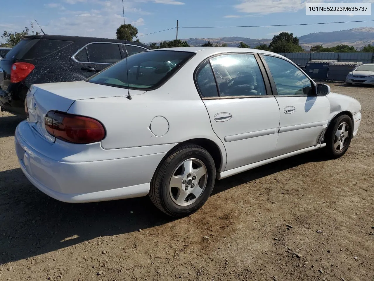 2003 Chevrolet Malibu Ls VIN: 1G1NE52J23M635737 Lot: 60883794