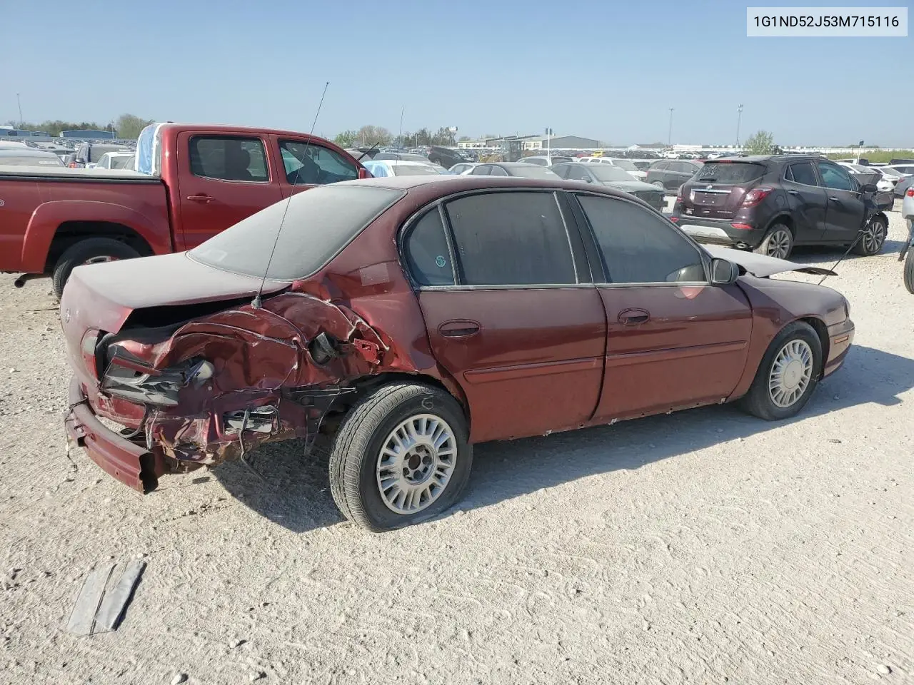1G1ND52J53M715116 2003 Chevrolet Malibu