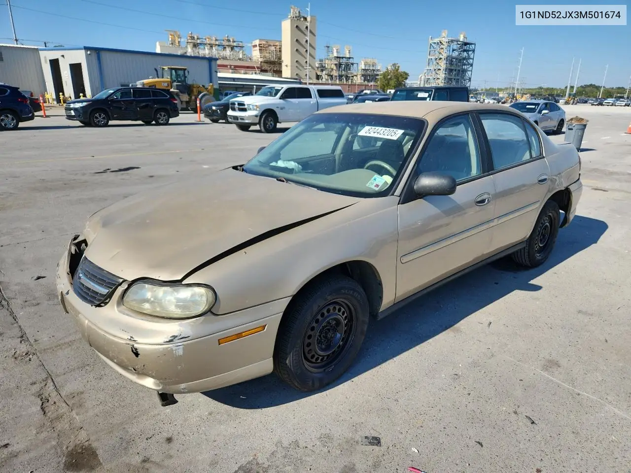 1G1ND52JX3M501674 2003 Chevrolet Malibu