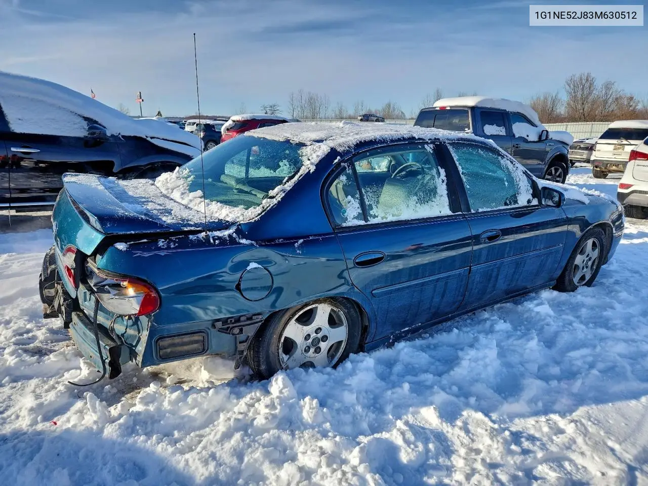 1G1NE52J83M630512 2003 Chevrolet Malibu Ls
