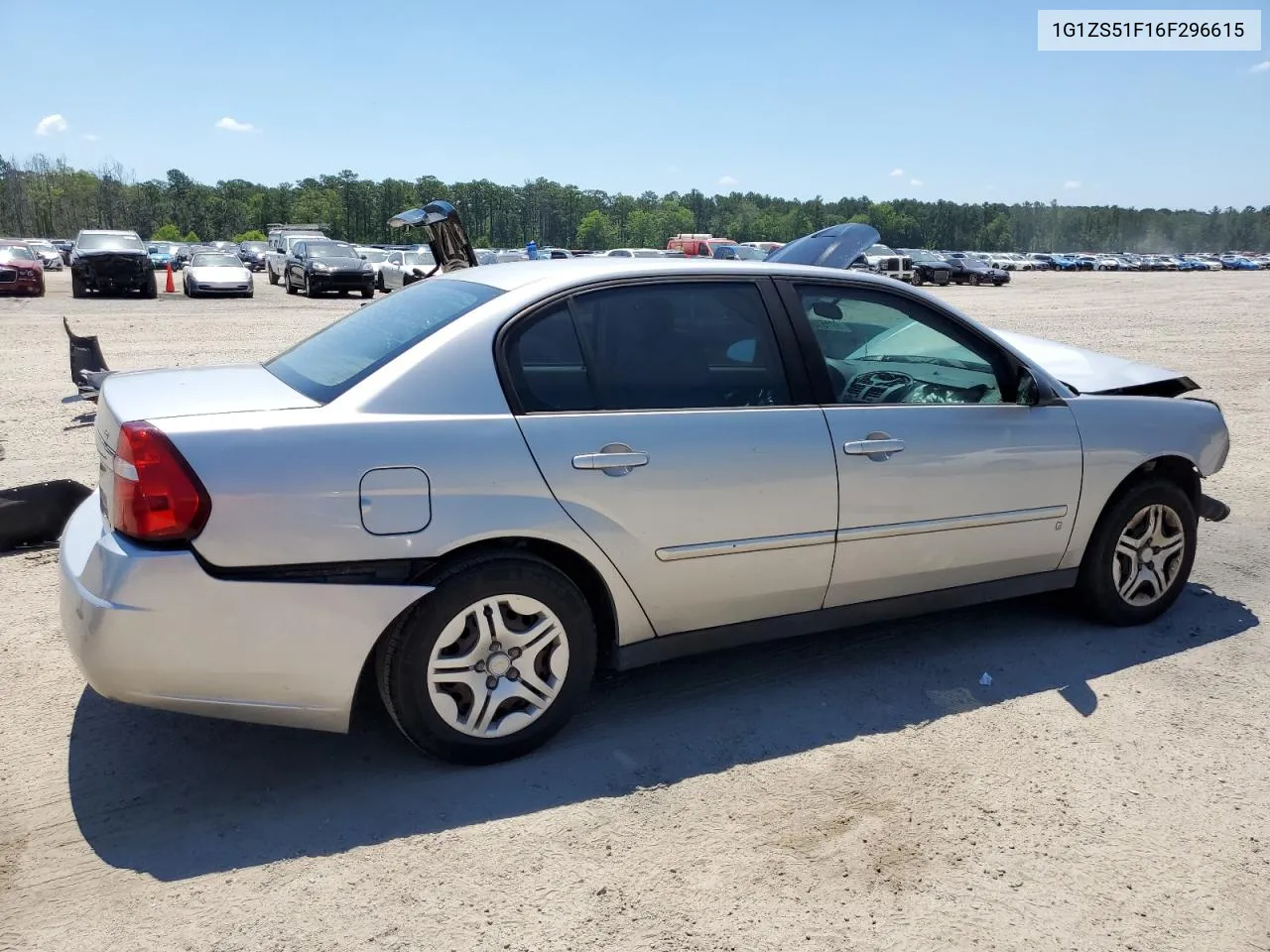 1G1ZS51F16F296615 2006 Chevrolet Malibu Ls