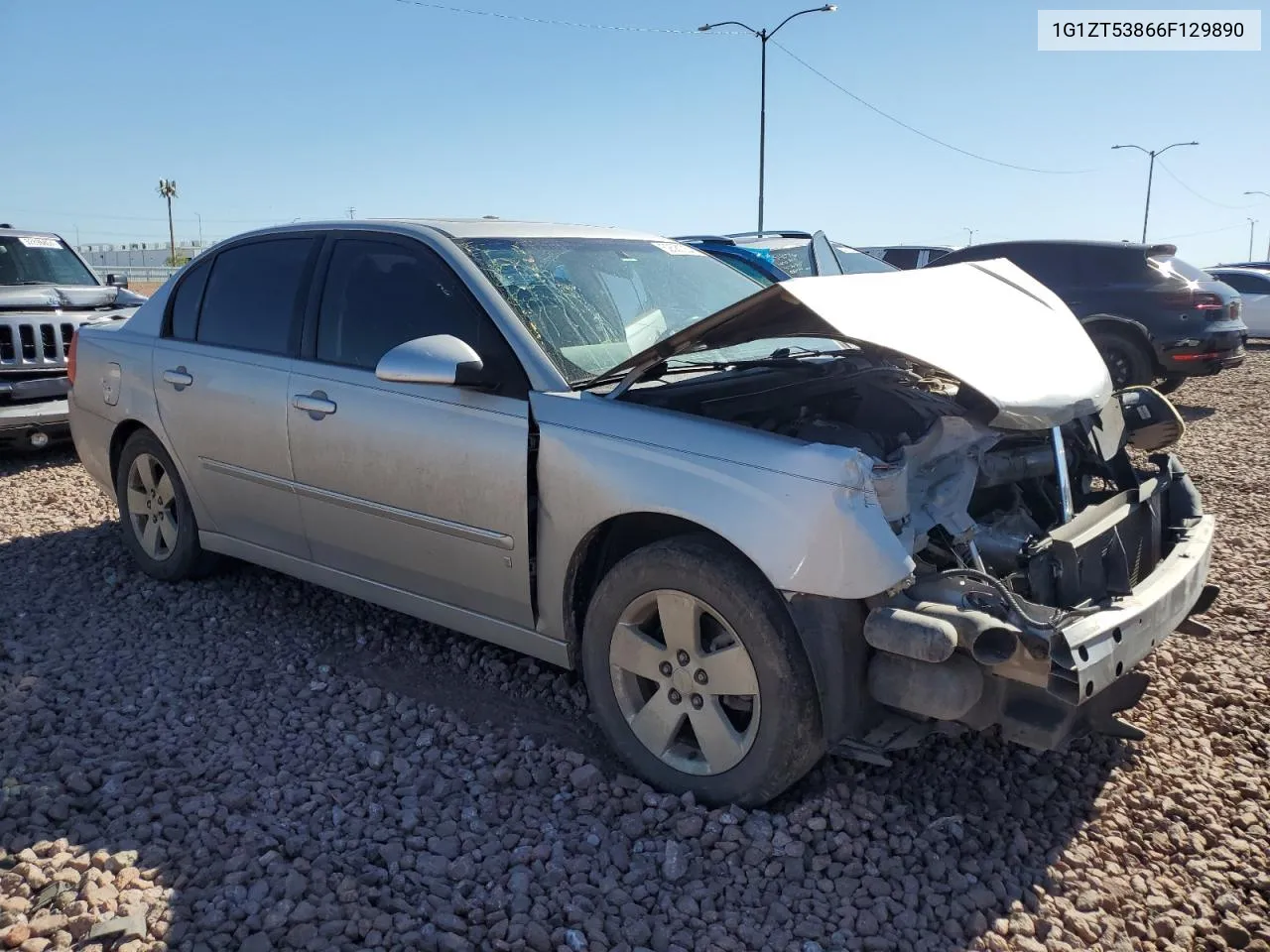 2006 Chevrolet Malibu Lt VIN: 1G1ZT53866F129890 Lot: 73052504