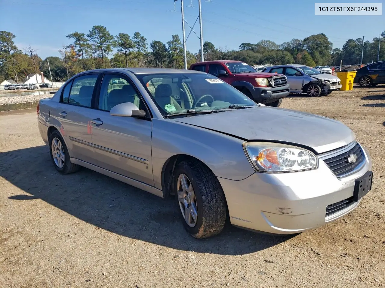 1G1ZT51FX6F244395 2006 Chevrolet Malibu Lt