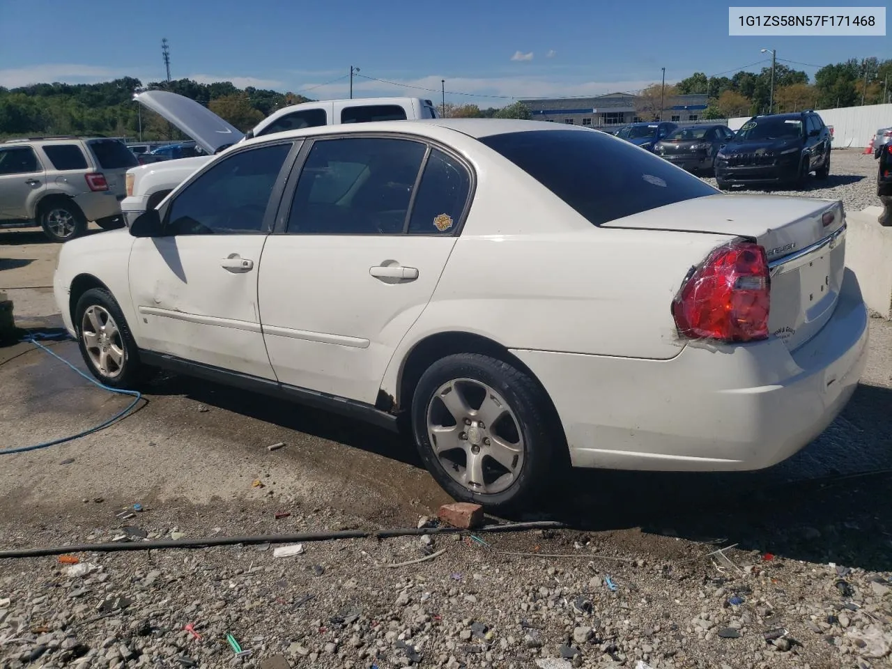 2007 Chevrolet Malibu Ls VIN: 1G1ZS58N57F171468 Lot: 71400474