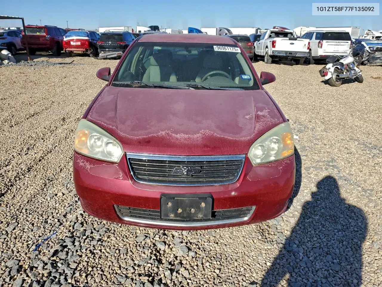 1G1ZT58F77F135092 2007 Chevrolet Malibu Lt