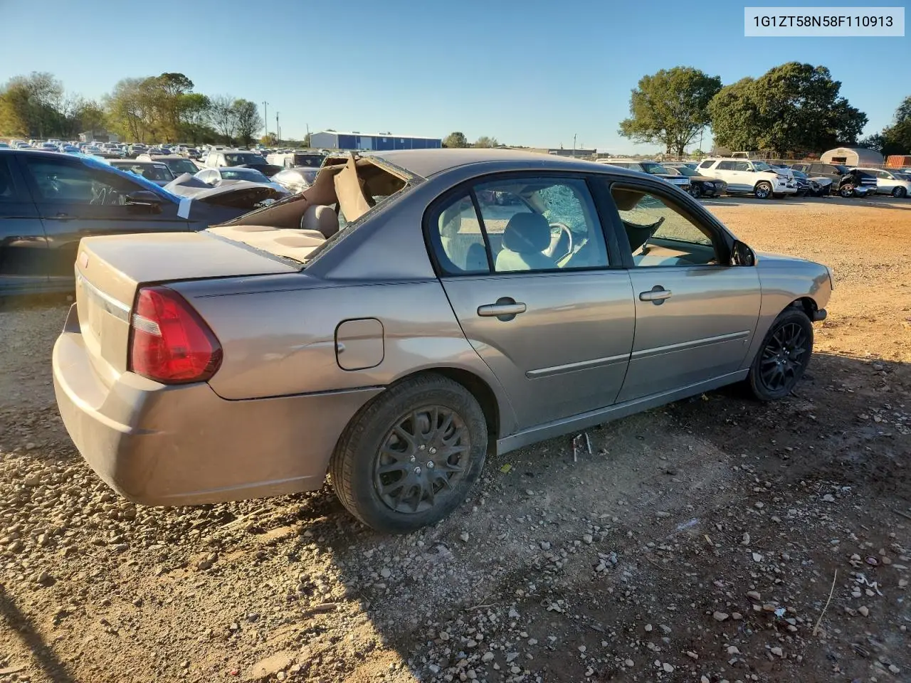 1G1ZT58N58F110913 2008 Chevrolet Malibu Lt