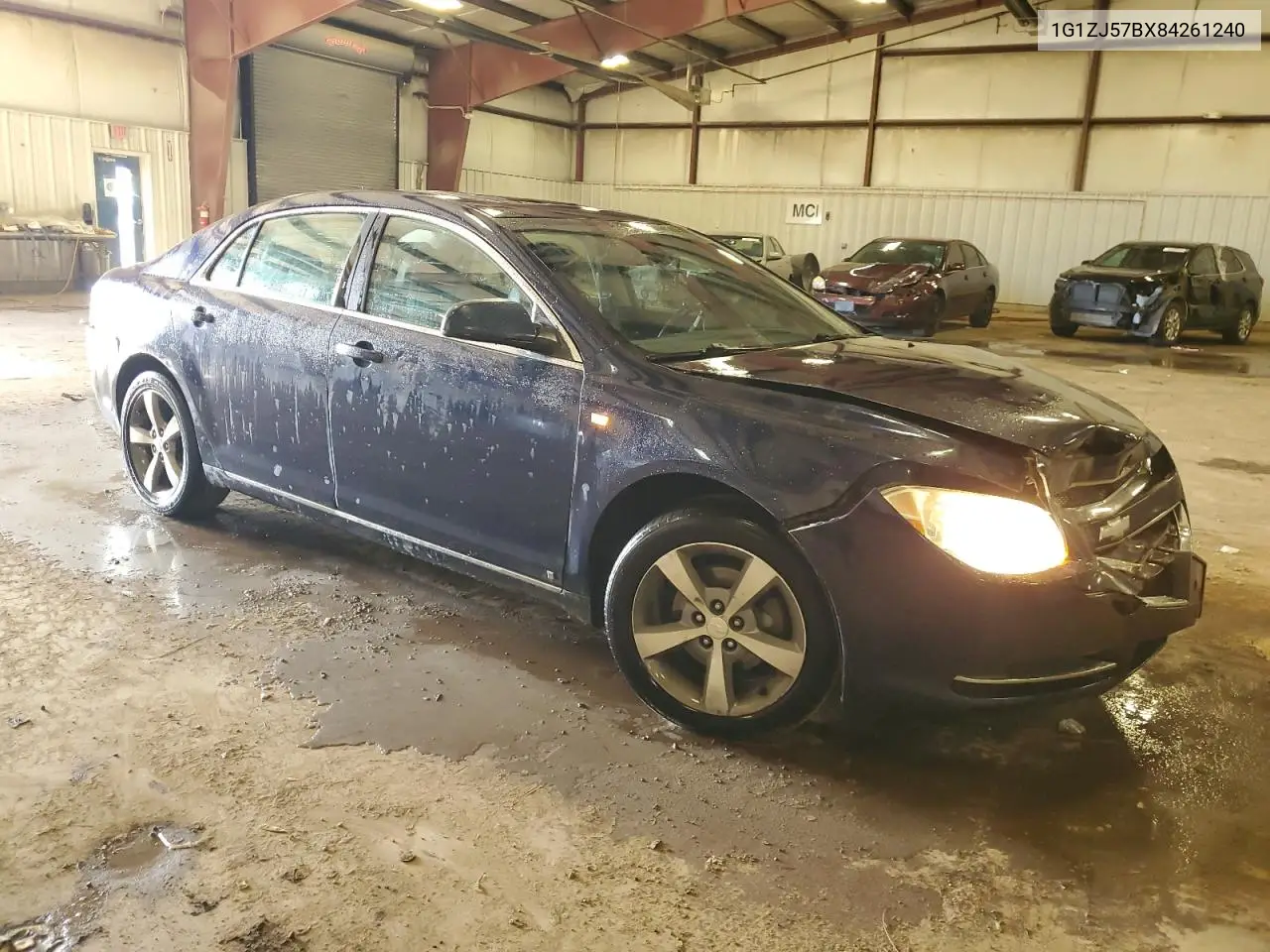 1G1ZJ57BX84261240 2008 Chevrolet Malibu 2Lt