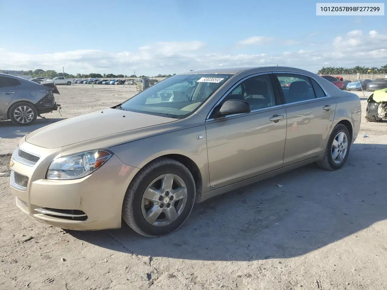 1G1ZG57B98F277299 2008 Chevrolet Malibu Ls