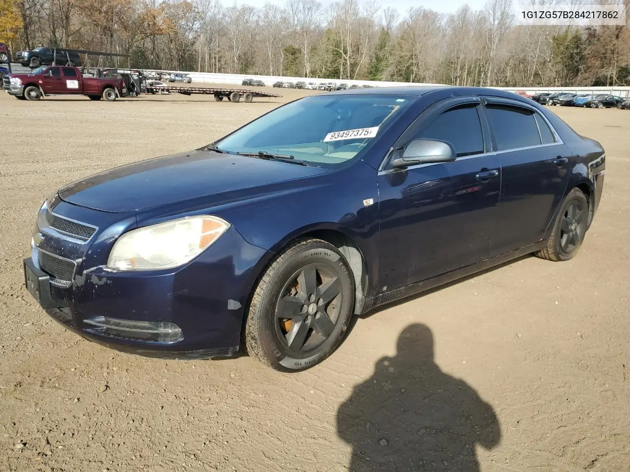1G1ZG57B284217862 2008 Chevrolet Malibu Ls