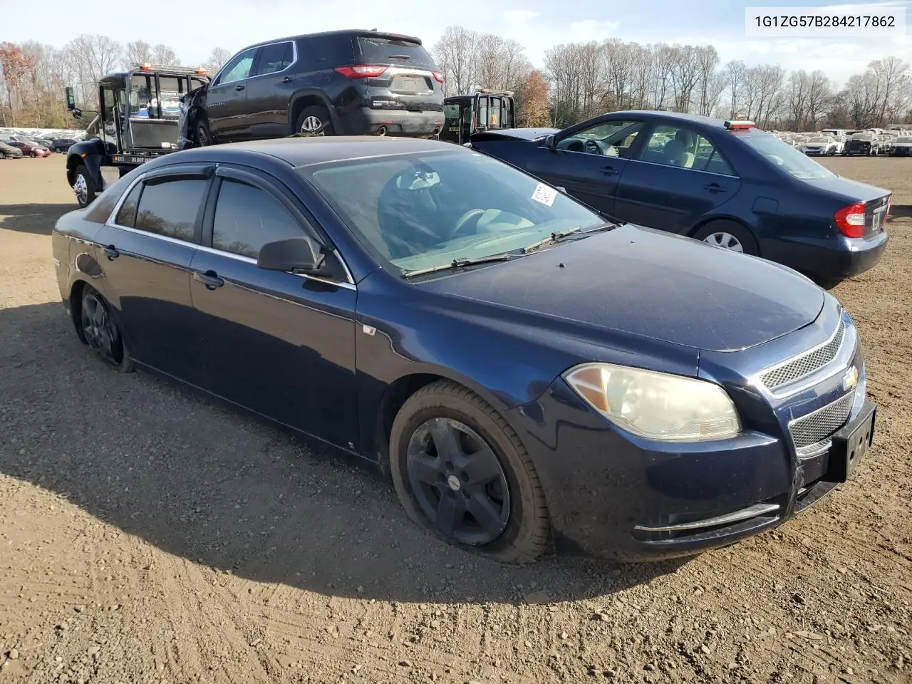 1G1ZG57B284217862 2008 Chevrolet Malibu Ls
