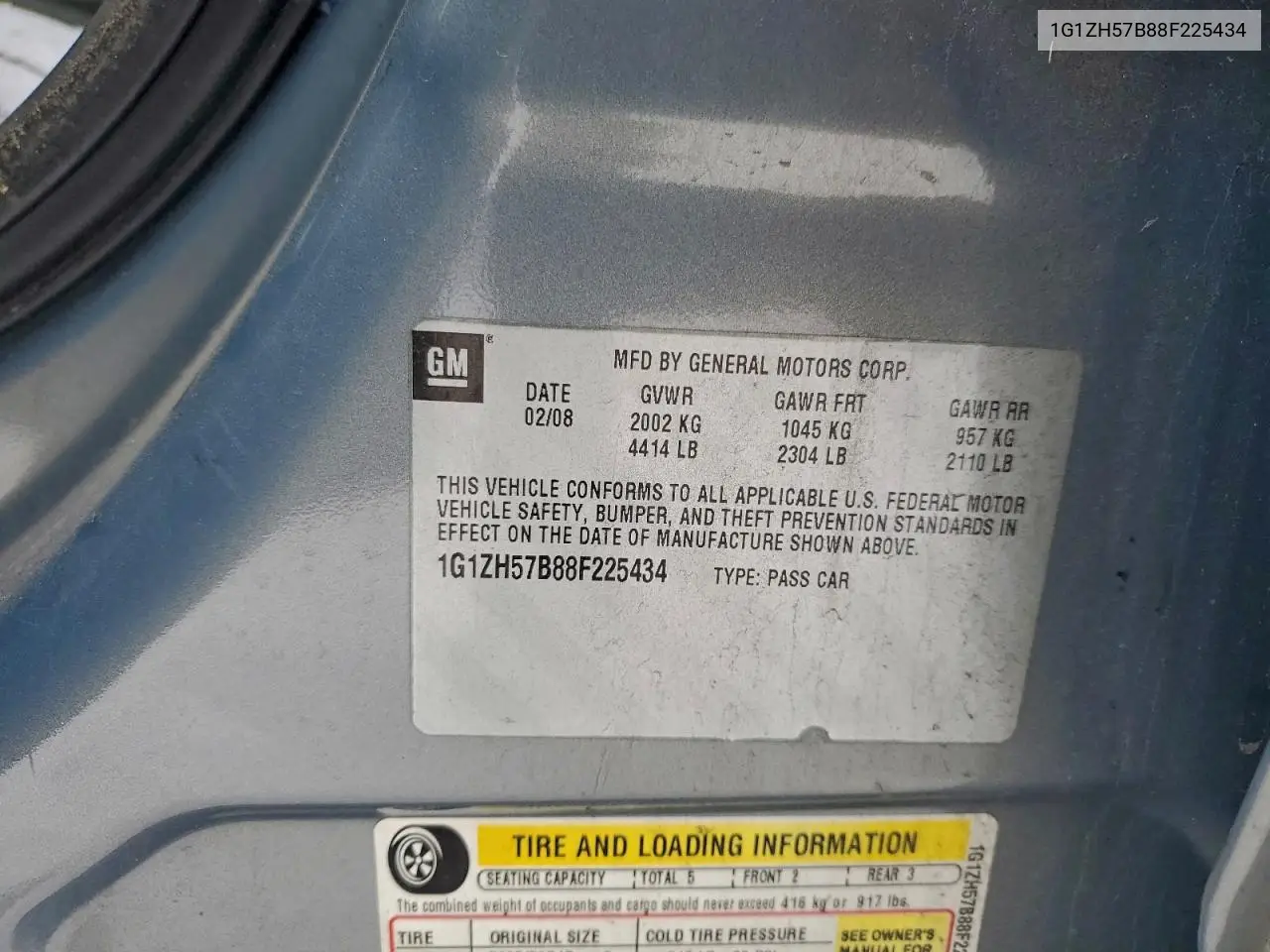 1G1ZH57B88F225434 2008 Chevrolet Malibu 1Lt