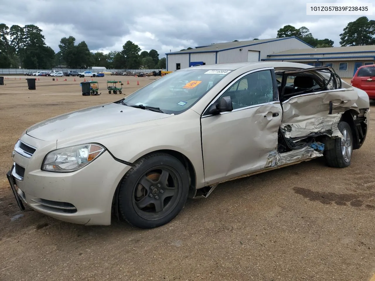 2009 Chevrolet Malibu Ls VIN: 1G1ZG57B39F238435 Lot: 71716564