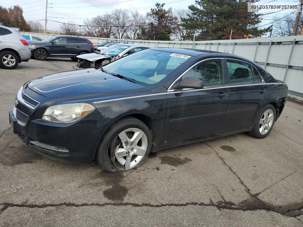 1G1ZG57B39F257955 2009 Chevrolet Malibu Ls