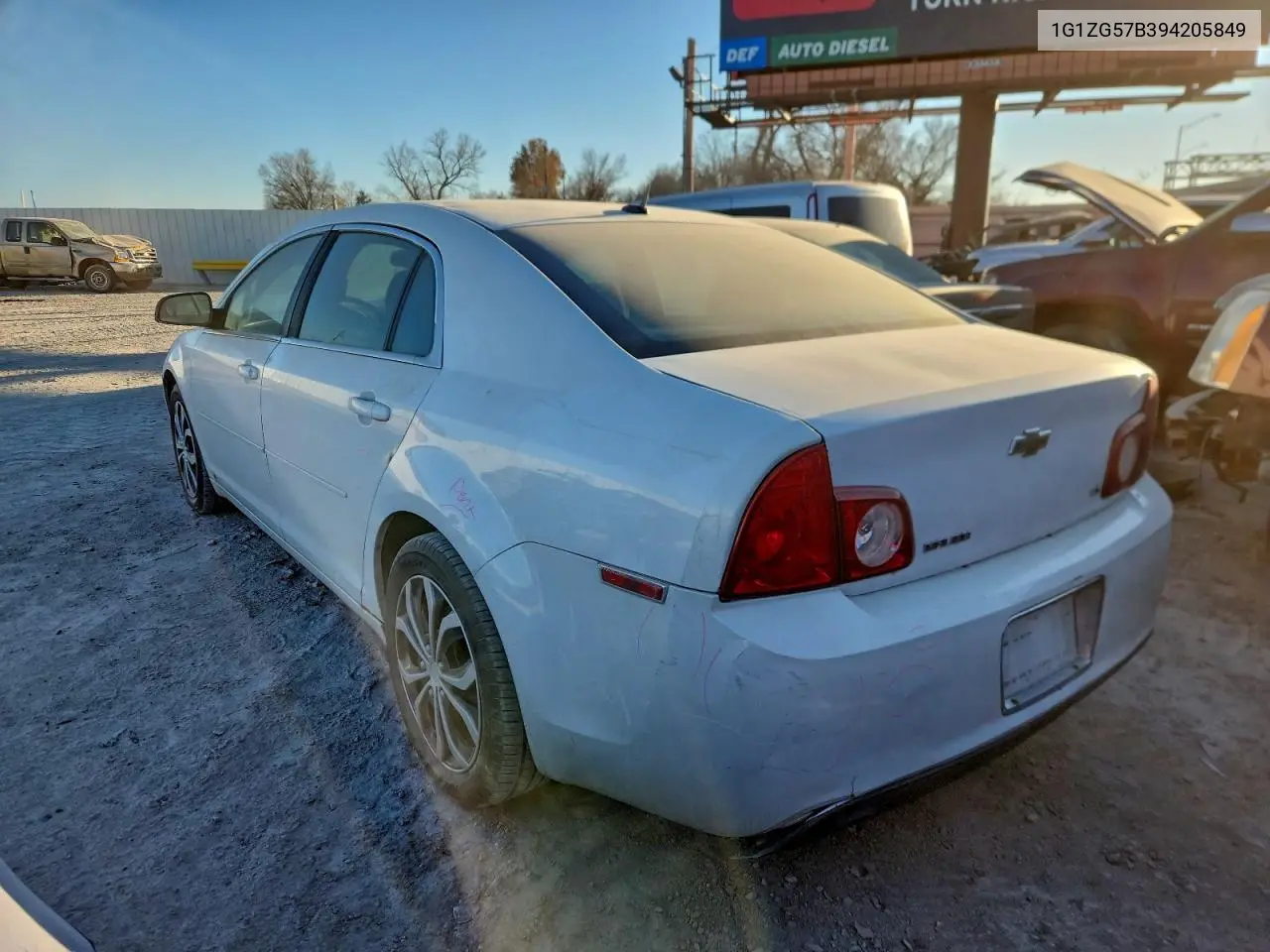 1G1ZG57B394205849 2009 Chevrolet Malibu Ls