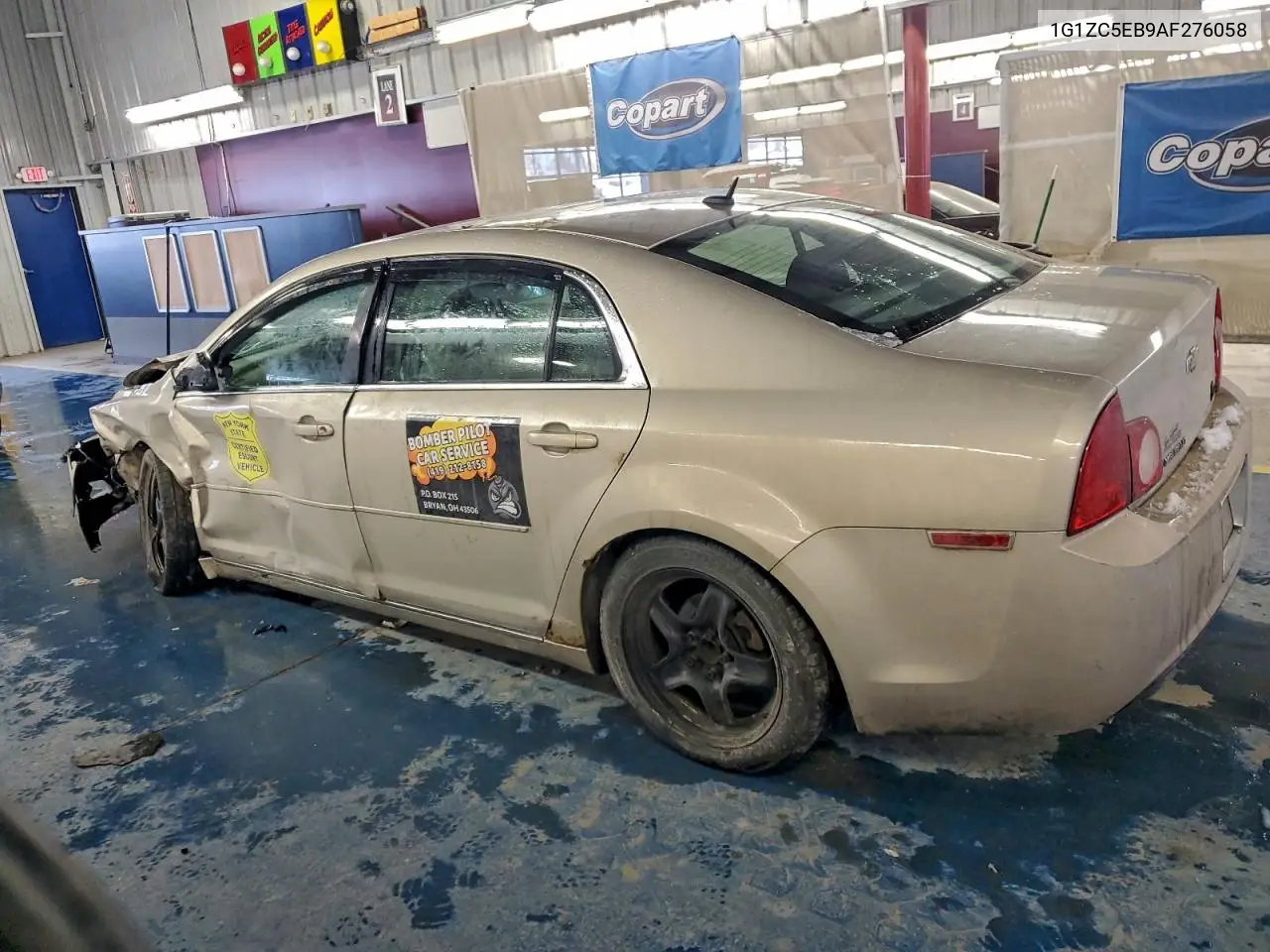 1G1ZC5EB9AF276058 2010 Chevrolet Malibu 1Lt