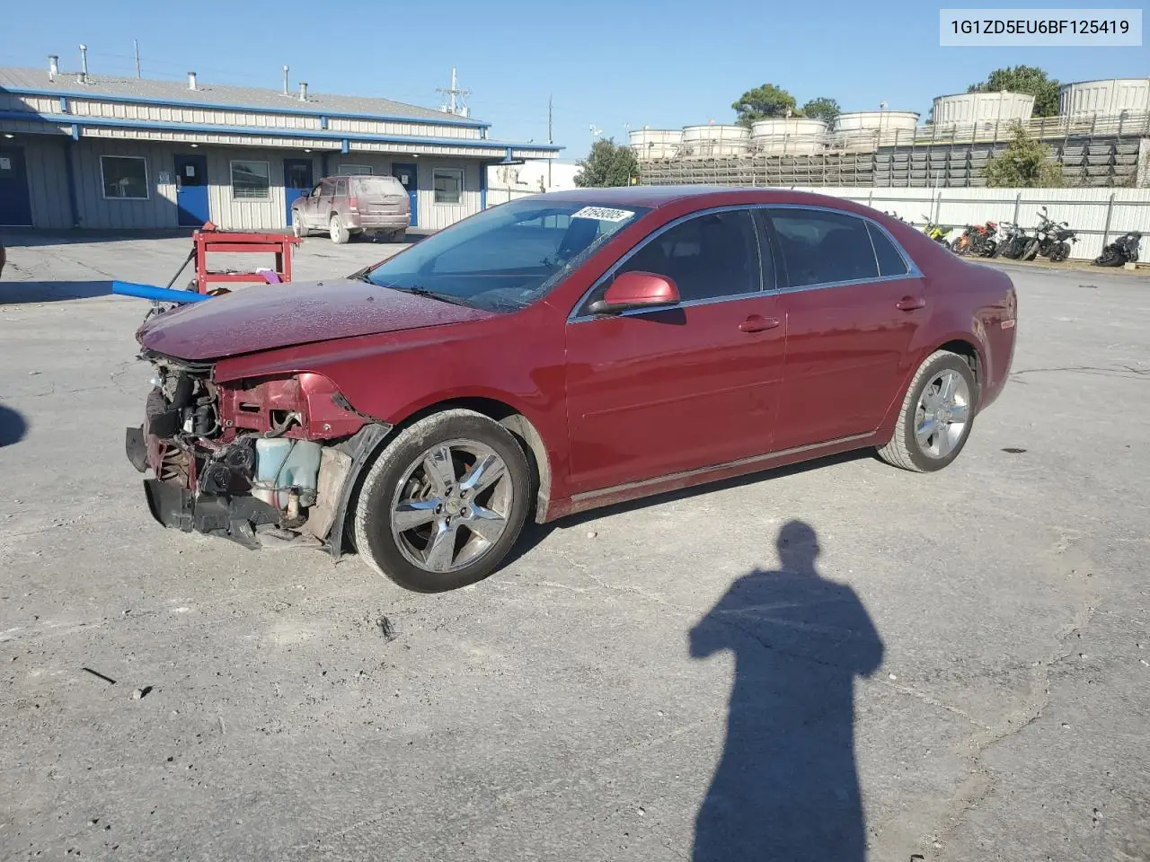 1G1ZD5EU6BF125419 2011 Chevrolet Malibu 2Lt