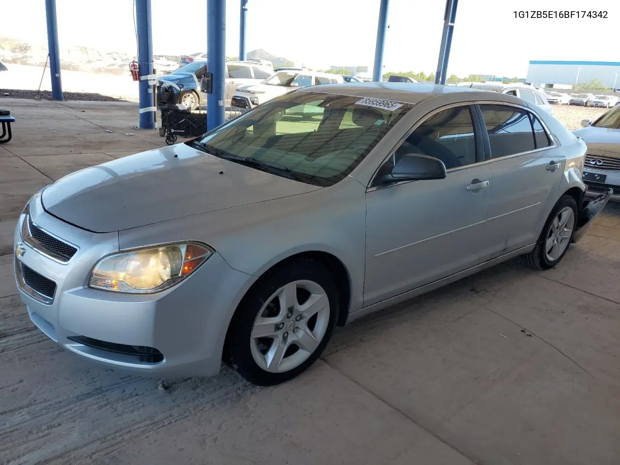 1G1ZB5E16BF174342 2011 Chevrolet Malibu Ls