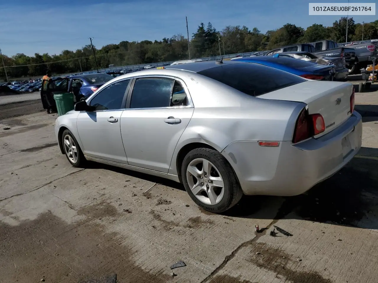 1G1ZA5EU0BF261764 2011 Chevrolet Malibu Ls